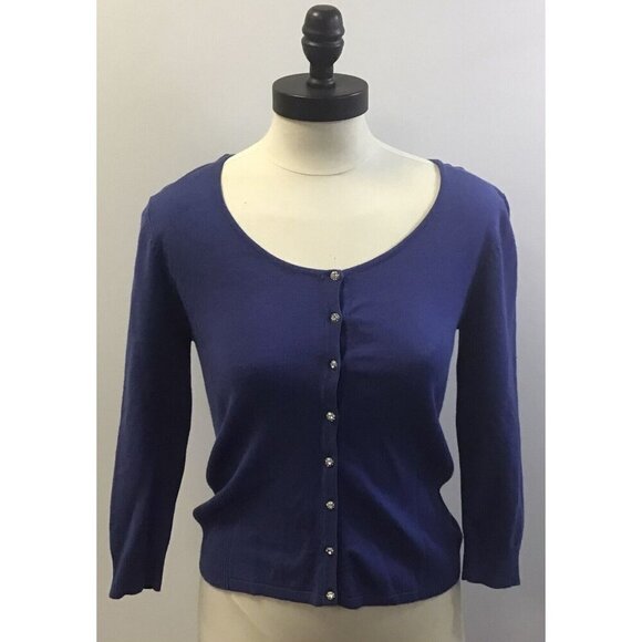 Womans Apt. 9 Size MD Blue Sweater - Picture 1 of 2